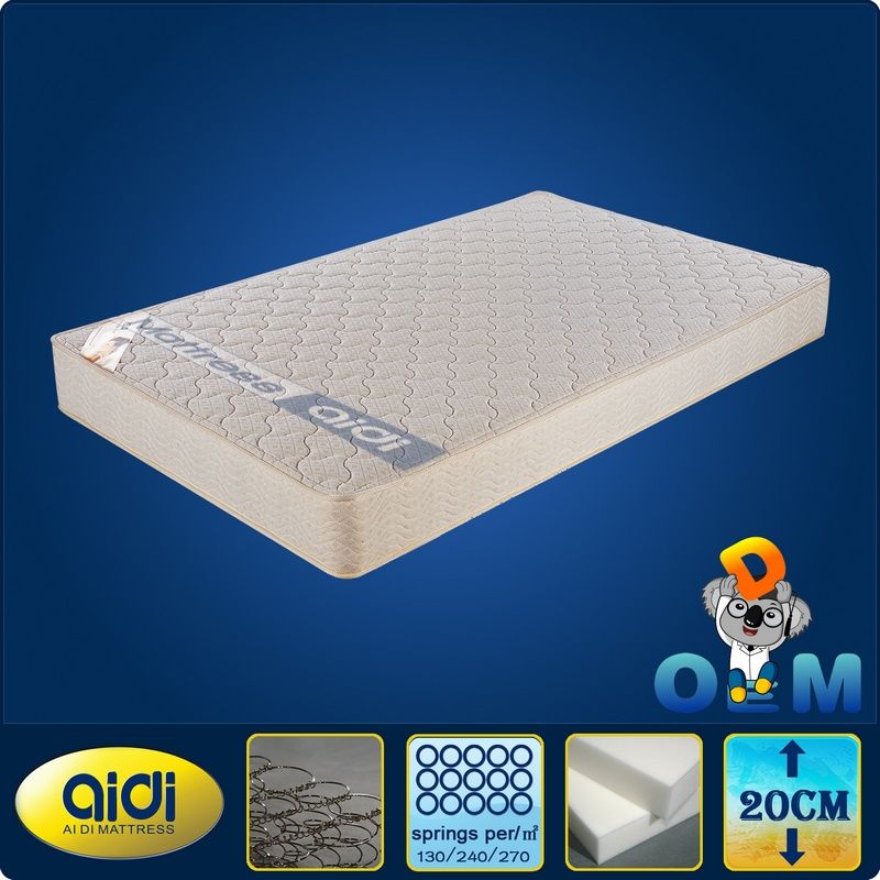 Golden latest design compressed foam and spring mattress