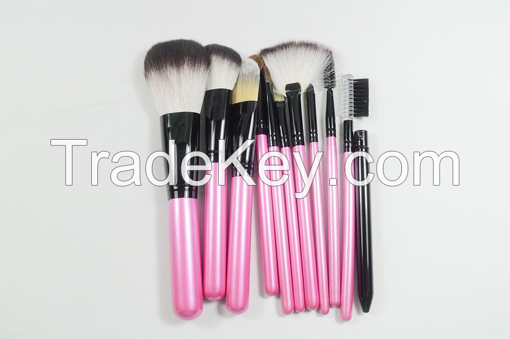 11 pcs synthetic hair professional cosmetic make up brush