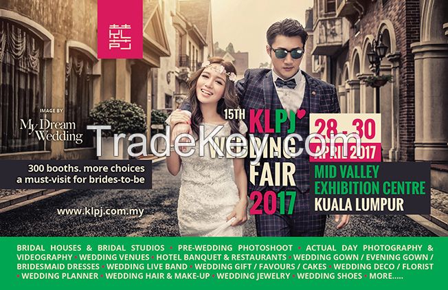 15th KLPJ Wedding Expo 2017 (APRIL 2017) Mid Valley Convention Centre, Kuala Lumpur