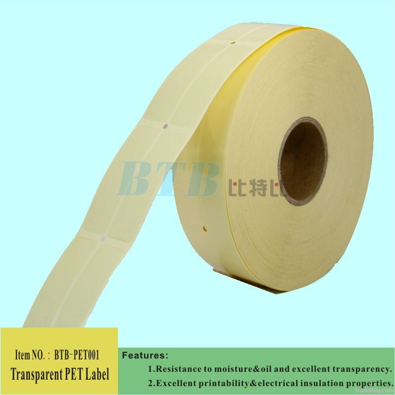 Professional Manufacturer of White PET Adhesive Labels