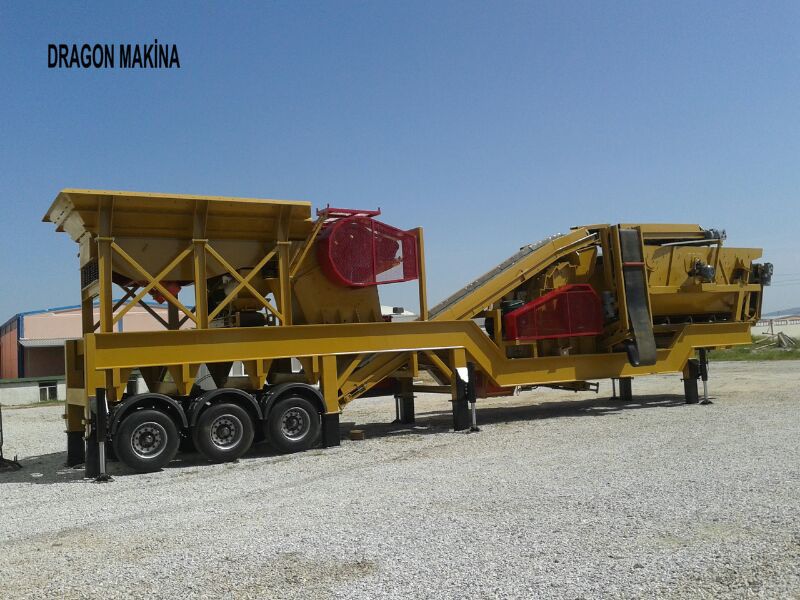 Mobile crushing plant dragon crushers for sale