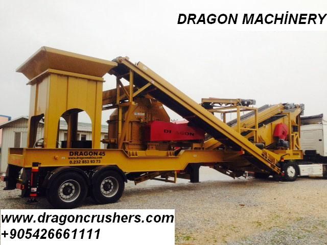 Portable crushing plant dragon crusher for sale