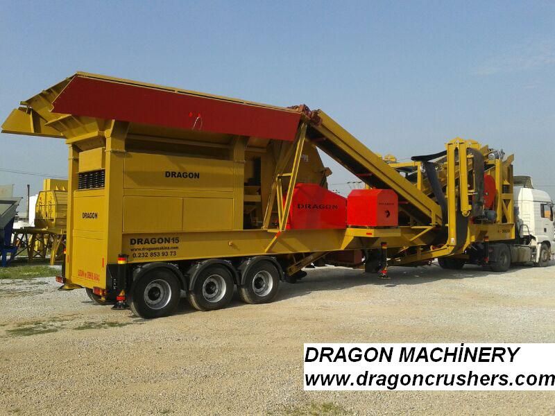 Mobile crushing plant Manufacturers Dragon crusher Type 15