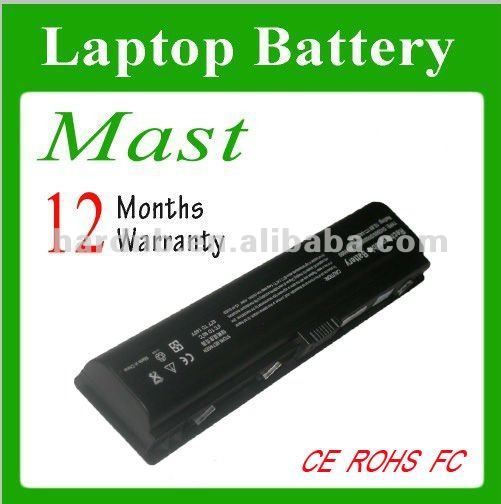 New 10.8V 4400mah 6 Cells Laptop Battery for HP DV2000