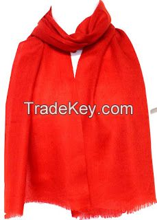 100% Red Cashmere Men Scarf