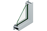 50A Series (Single glass with a conversion box) Casement