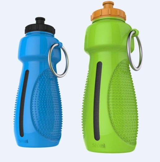 Food Grade Collapsible Silicone Water Bottle