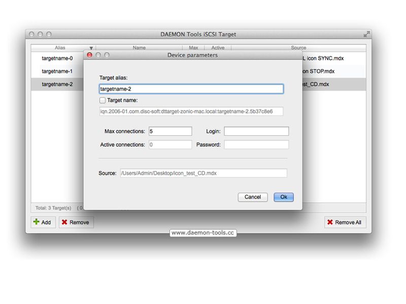 DAEMON Tools iSCSI Target 2