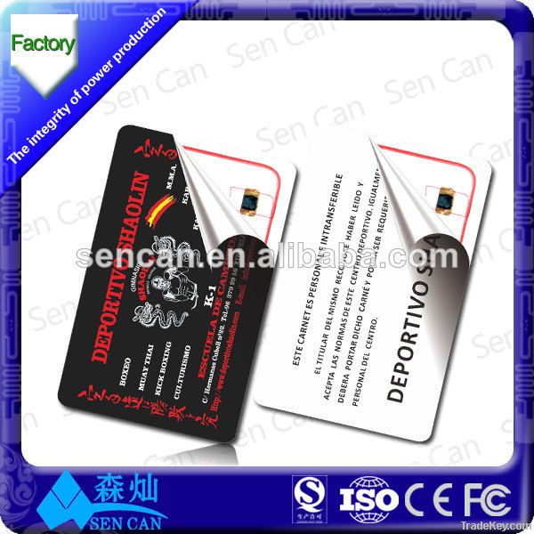 pvc card with chip