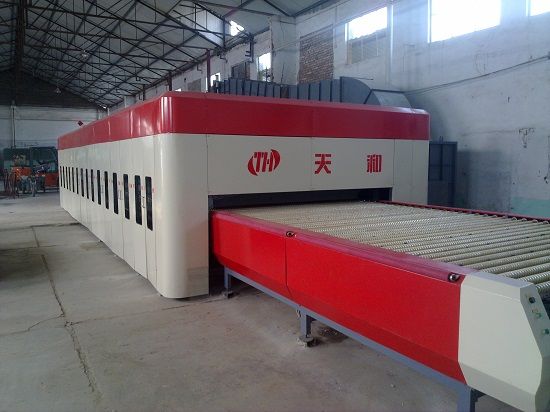 Qinhuangdao TH double chambers flat  glass tempering furnace