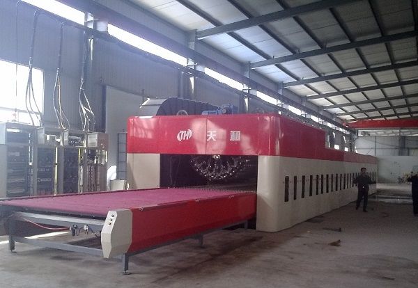 Qinhuangdao TH compressed air convection type glass tempering furnace