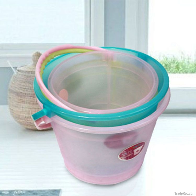 Plastic Barrel Mop Bucket with Wringer