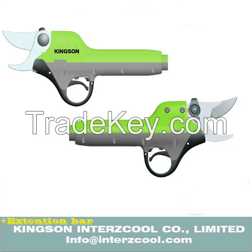Electric pruning shear and electric pruner