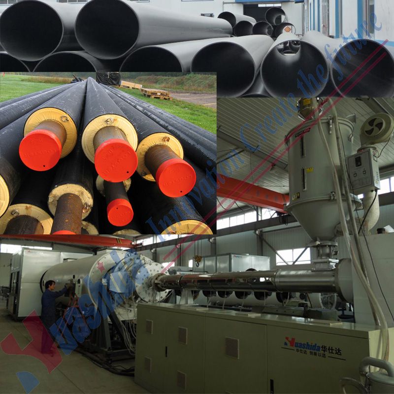 HDPE Thermal Insulating Jacket Pipe Extrusion Line