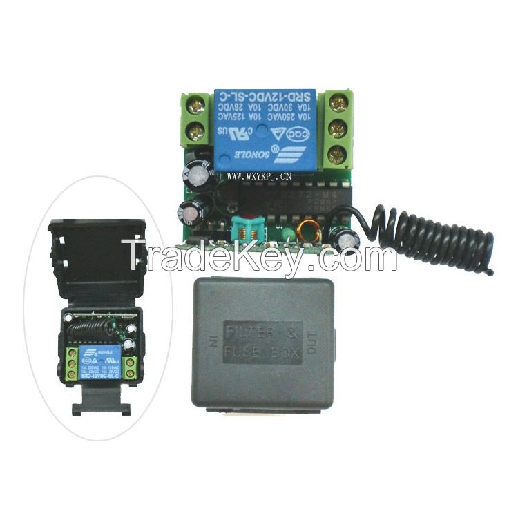 DC12V 1CH RF remote control switching system for electrical