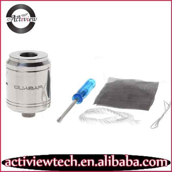 2014 Fashionable design and hot selling adjustable airflow Quasar rda china manufacture wholesale price