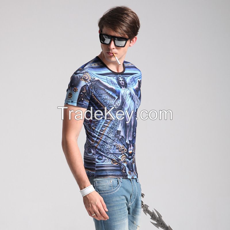 t-shirt for all over sublimation printing , extended full print t-shirt