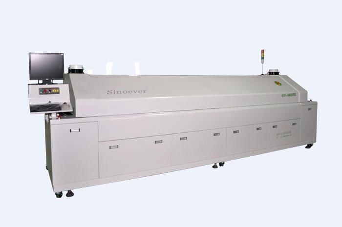 EW-848MB 8 heating zones lead free hot air convection reflow soldering equipment