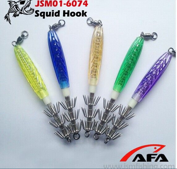 High quality squid jig hooks fishing tackle JSM01-6074