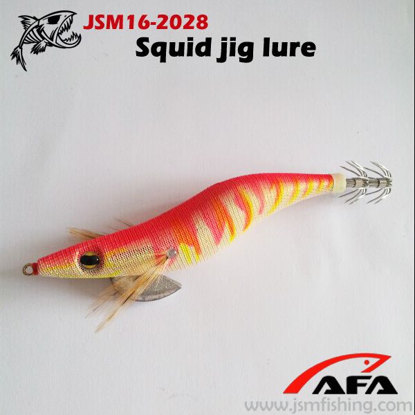 2014 hot squid jig fishing lure,saltwater jig lure JSM16-2008