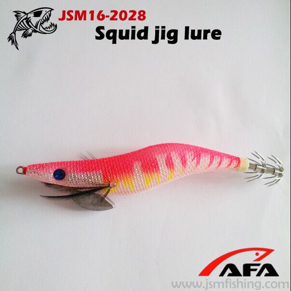 2014 hot squid jig fishing lure,saltwater jig lure JSM16-2008