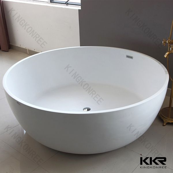 high quality artificial stone acrylic solid surface bathtub 
