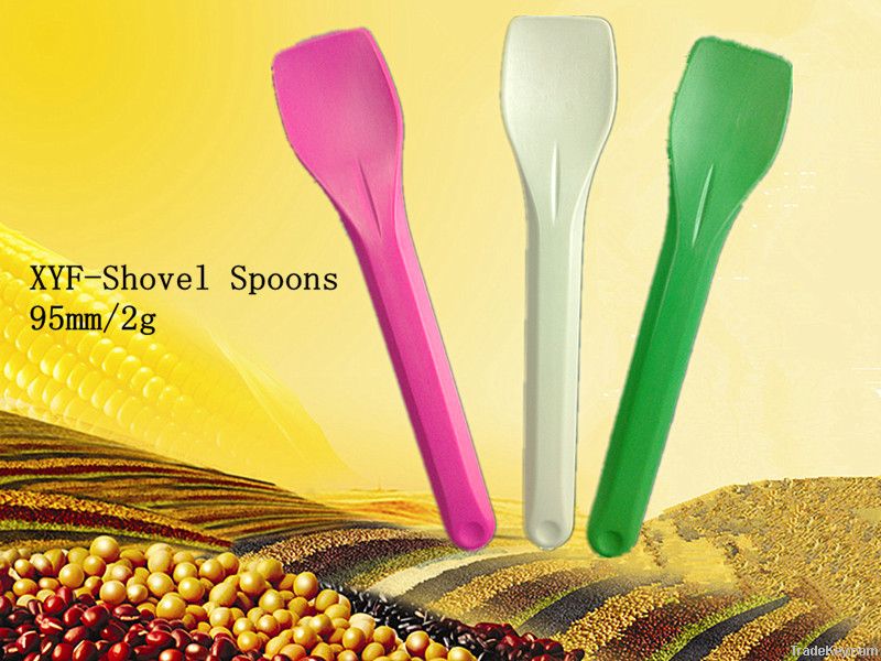 Biodegradable Disposable ice cream shovel spoon- plastic spoon