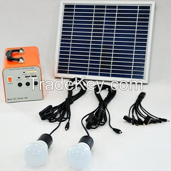 10W Solar LED Lighting System