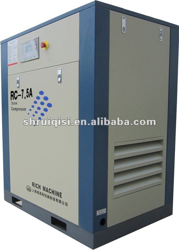 7.5kw 8bar Belt Driven Screw Air Compressor for Sale CCC CE ISO proved