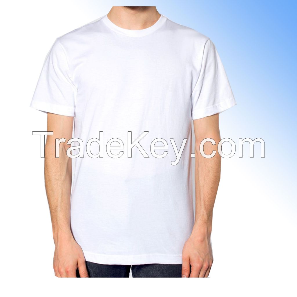 2014 OEM Plain White Cotton Men's Shirt 