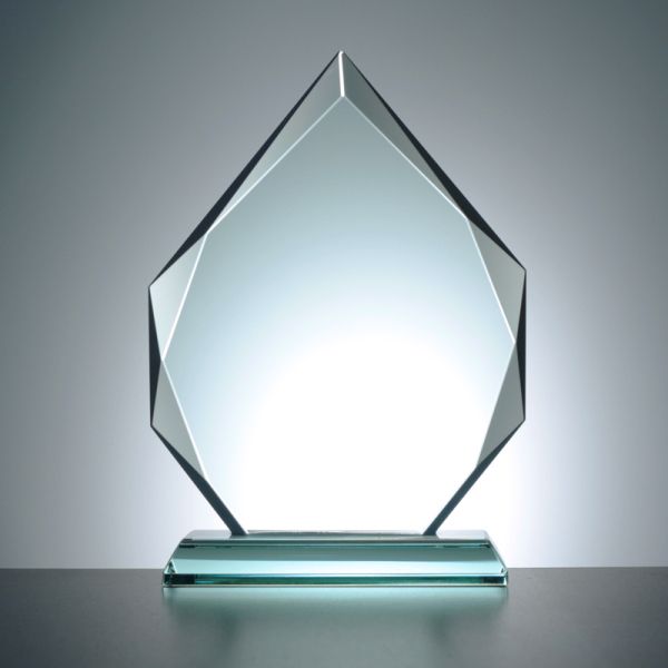 glass award, jade glass award