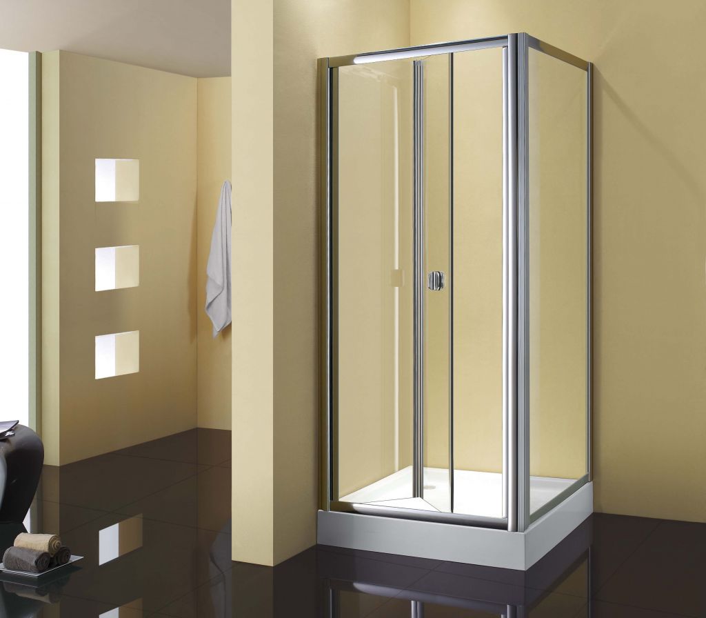 Shower enclosure of Folding Corner Door