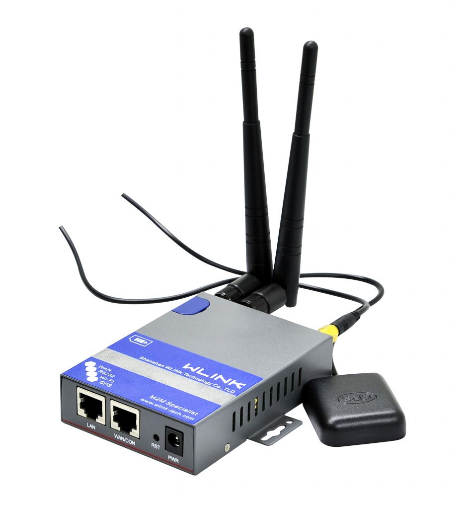 2 LAN Industrial 4G Router WiFi GPS Supported