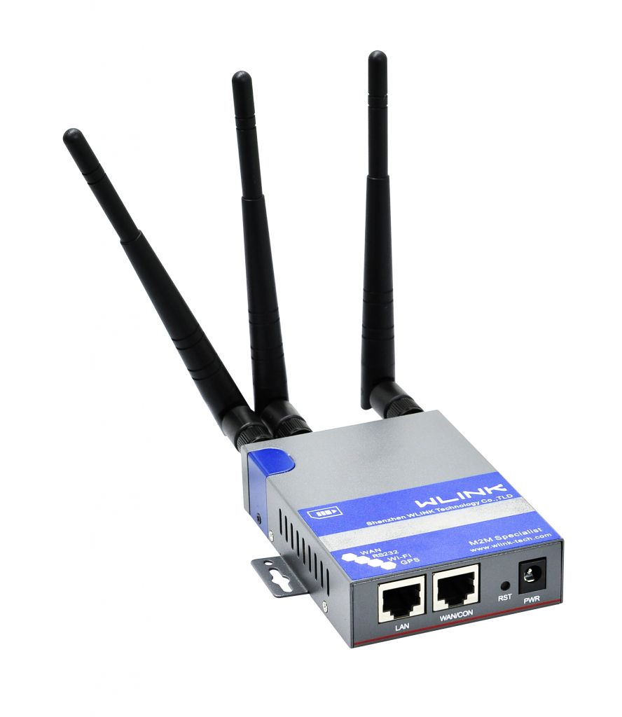2 LAN Industrial 4G Router WiFi GPS Supported