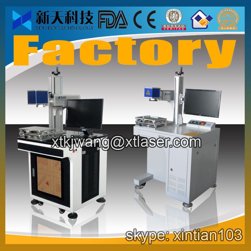 Bar code serial number fiber marking laser machine