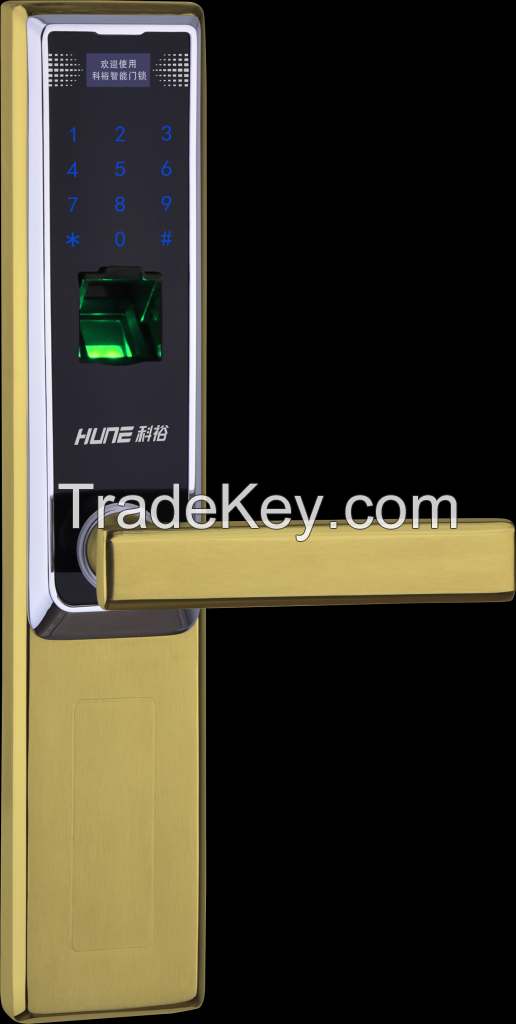 hot sell fingerprint door lock (fingerprint + password+ card +key)