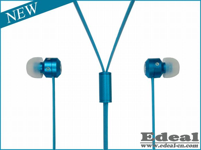 Newest High quality metal Flat wire earphone
