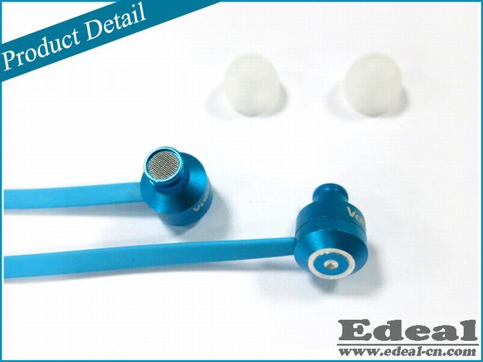 Newest High quality metal Flat wire earphone