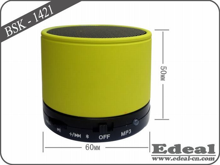 Mini round wireless bluetooth speaker made in china