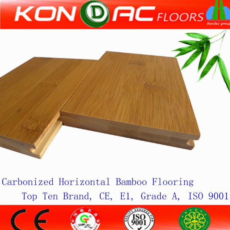 CE, Grade A, Glueness click/T&G Bamboo Flooring- Carbonized Horizontal Bamboo 