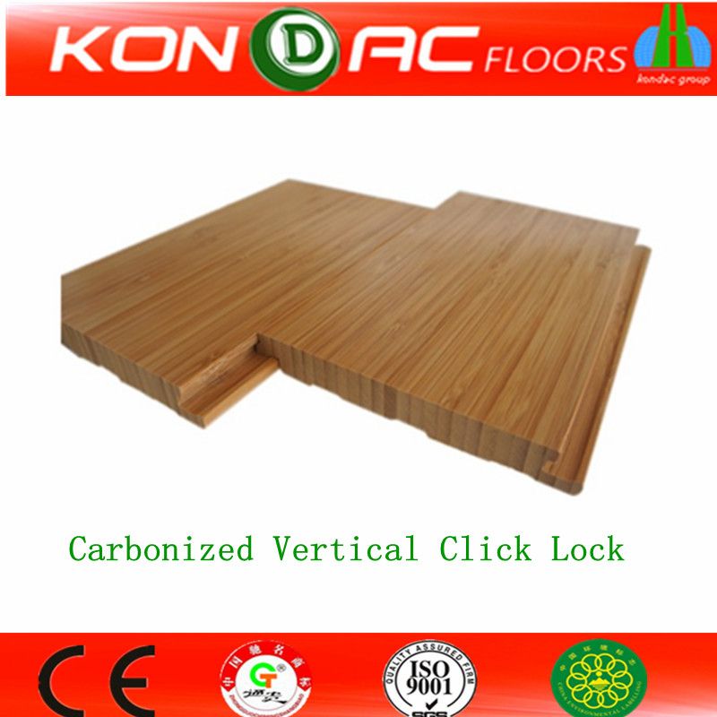 CE, Grade A, Glueness click/T&amp;G Bamboo Flooring- Carbonized Vertical Bamboo 