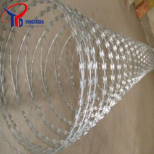 Galvanized Concertina Razor Barbed Iron/steel Wire Supplier