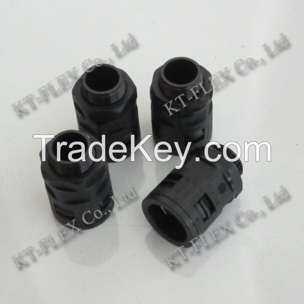 High Quality Black Nylon straight quick connector