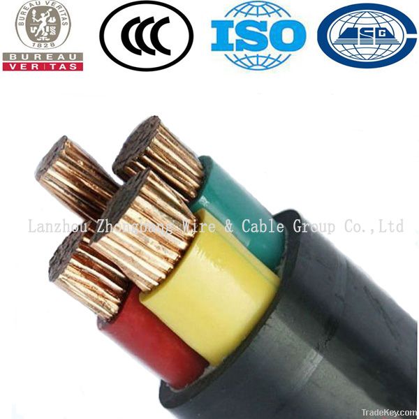 Multicore PVC insulated PVC bedded SWA PVC sheath power cable