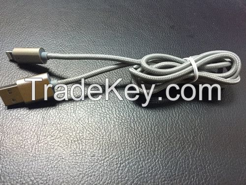 Aluminum Shell , and Braid Wire USD Date Cables for Mobile Phone