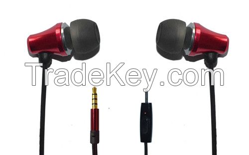 In-ear metal & heavy bass headphones for Mobile Phone, MP3/4 player