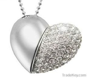 OEM Wedding Gifts Heart shape Jewelry USB