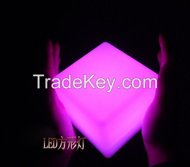 20cm x 20cm x 20 cm Led light cube,RGB Color Changing LED Cube