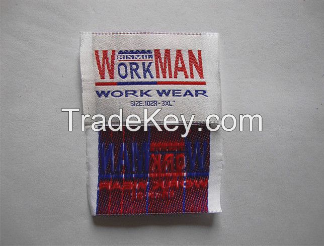 custom clothing label maker/custom woven labels for clothing/woven gar