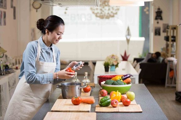 Greentest - revolution food testing device, measures quality of fresh fruits and vegetables (freshness and contamination), for household usage